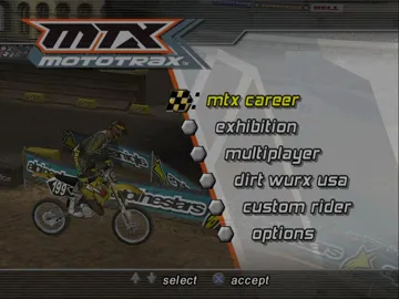 MTX Mototrax screen shot title